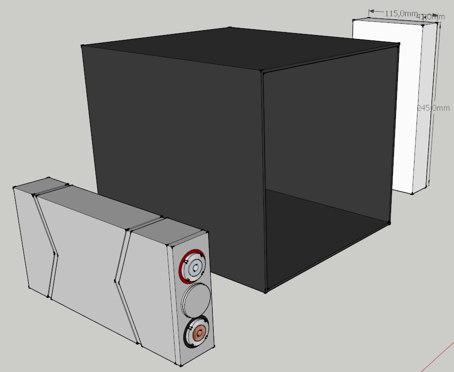 E-Streetquad 3D drawing of the batteries