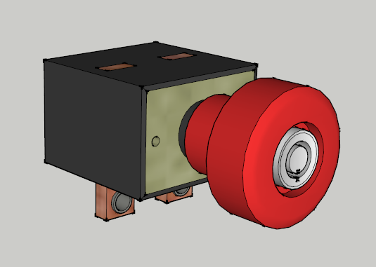 E-Streetquad Emergency switch 3D drawing
