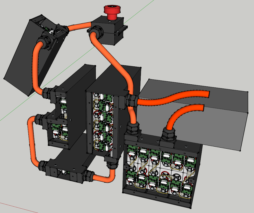 E-Streetquad All battery boxes done in 3D drawing