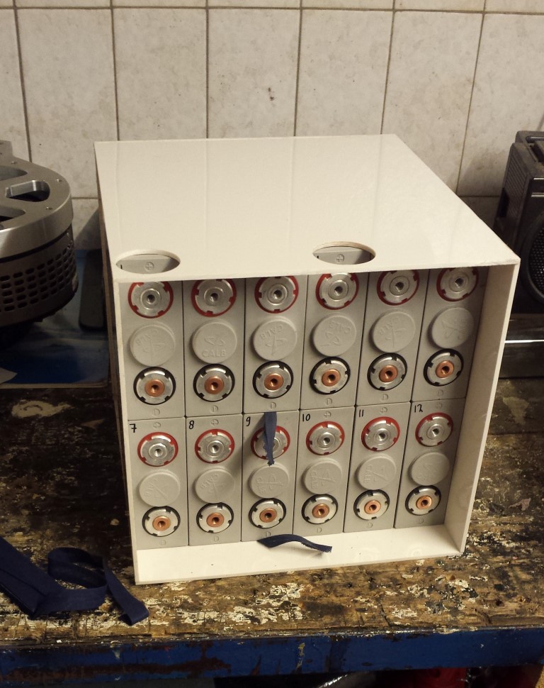 E-Streetquad Battery box #1 all glued up