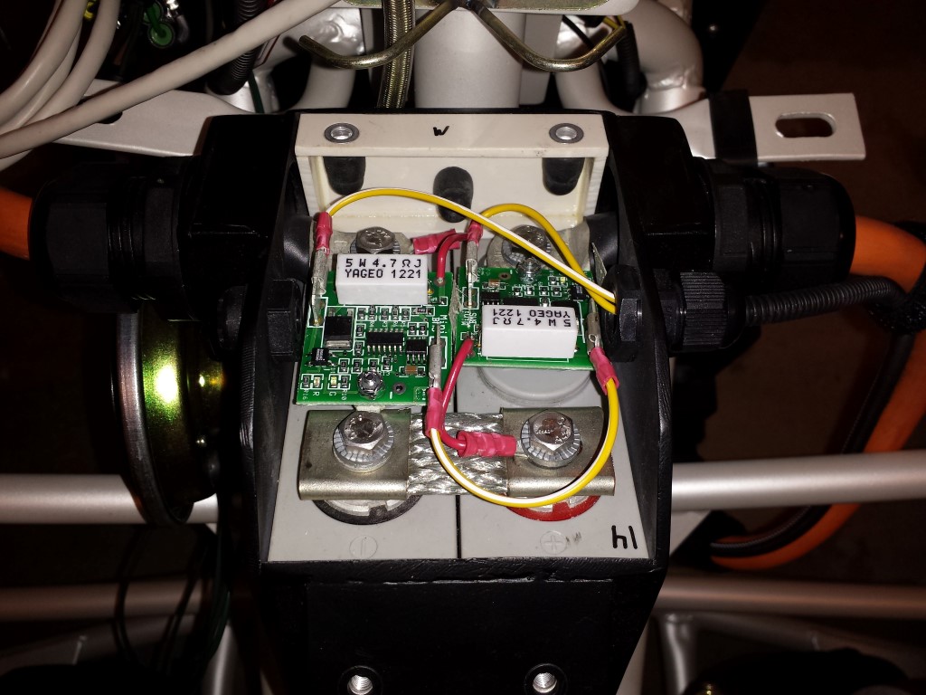 E-Streetquad Battery cells and BMS connected