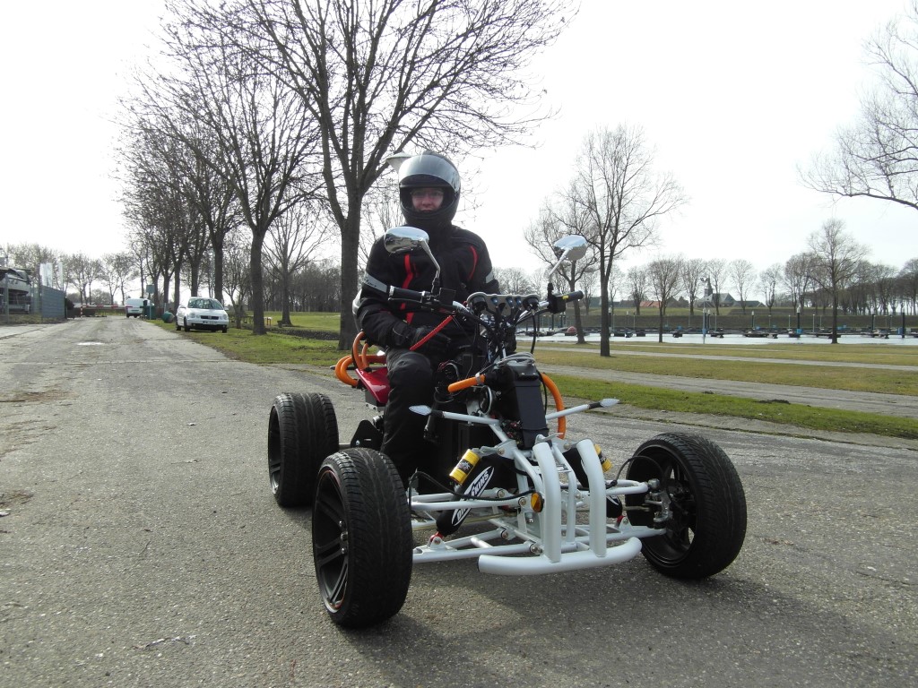 E-Streetquad Second test ride with some more power