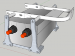 E-Streetquad 3D tekening van controller steunen klaar