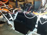 E-Streetquad Charge inlet connected and continued with wire harness
