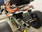 E-Streetquad Motor en controller afgeschermd, achterverlichting bevestigd